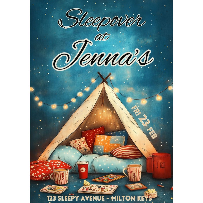 Přespávací párty pro děti